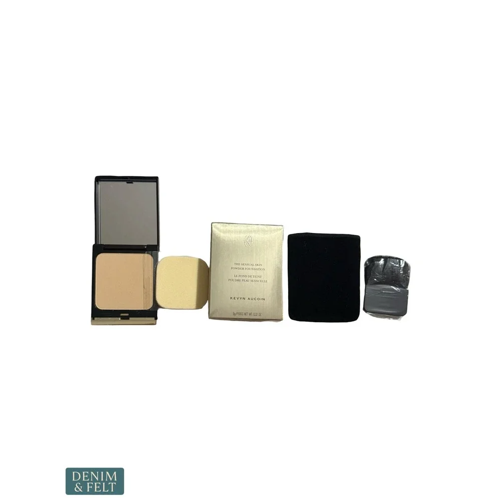 NEW Kevyn Aucoin The Sensual Skin Powder Foundation Light PF 04 Compact 0.32oz
